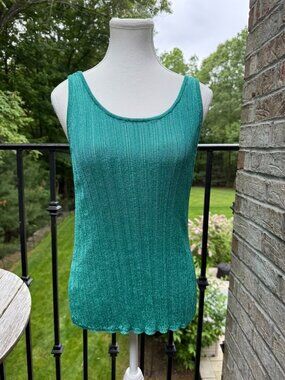 House of Harlow 1969 Capri Blue Tank Sweater Sz M